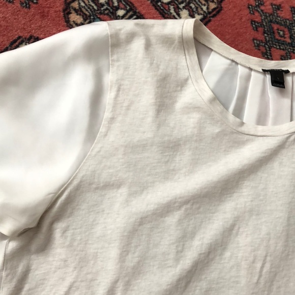 J.Crew Silky Pleat Back Flowy T-Shirt - Picture 5 of 9